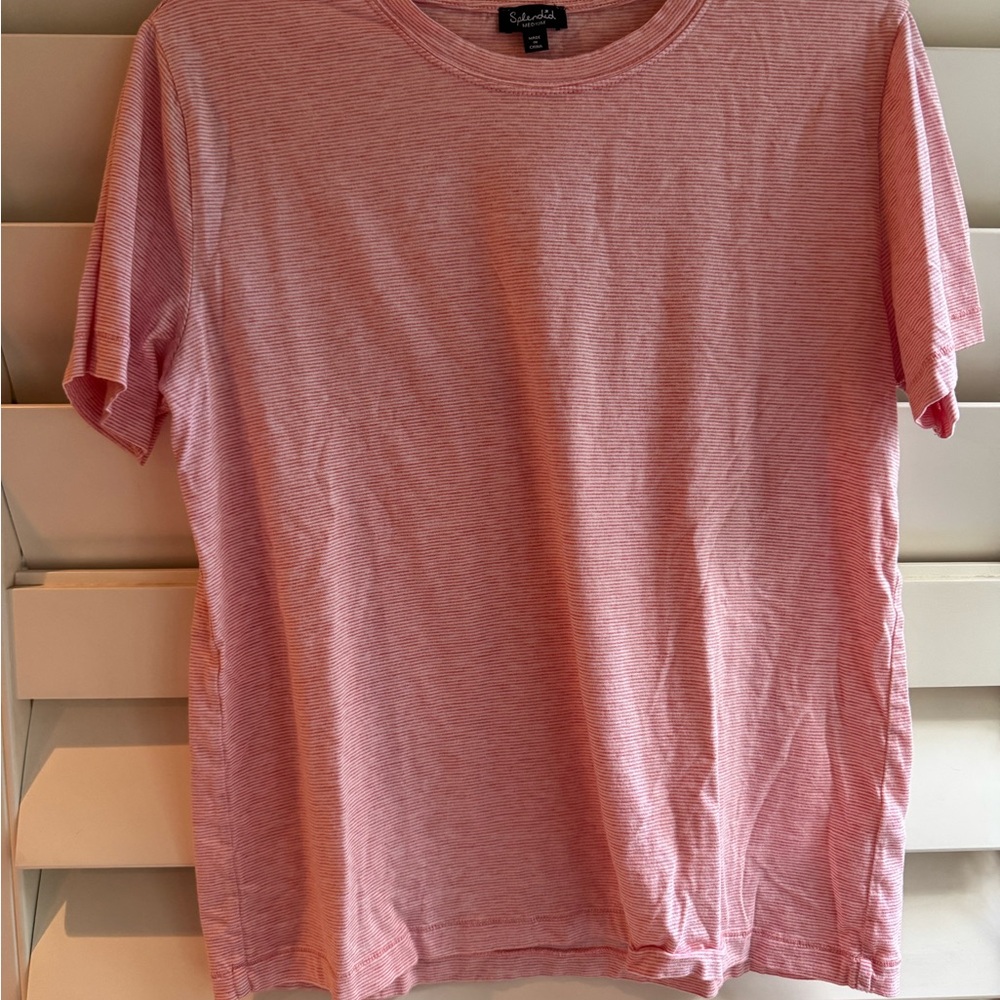 Splendid Soft Pink Striped Tee
